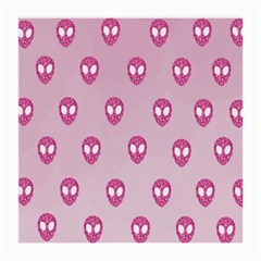 Alien Pattern Pink Medium Glasses Cloth (2 Sides) by Ket1n9