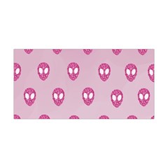 Alien Pattern Pink Yoga Headband by Ket1n9