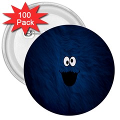 Funny Face 3  Buttons (100 Pack)  by Ket1n9