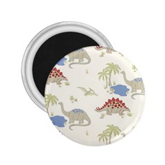 Dinosaur Art Pattern 2 25  Magnets by Ket1n9