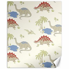 Dinosaur Art Pattern Canvas 16  X 20  by Ket1n9