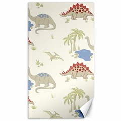 Dinosaur Art Pattern Canvas 40  X 72  by Ket1n9