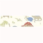 Dinosaur Art Pattern Large Bar Mat 32 x8.5  Bar Mat