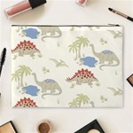 Dinosaur Art Pattern Cosmetic Bag (XL) Back