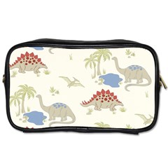 Dinosaur Art Pattern Toiletries Bag (one Side) by Ket1n9