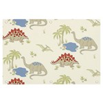 Dinosaur Art Pattern Banner and Sign 6  x 4  Front