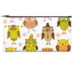 Cute Owls Pattern Pencil Case by Ket1n9