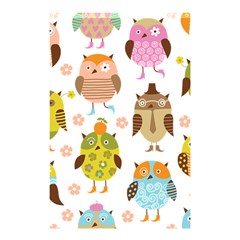 Cute Owls Pattern Shower Curtain 48  X 72  (small)  by Ket1n9