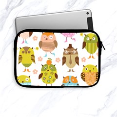 Cute Owls Pattern Apple Ipad Mini Zipper Cases by Ket1n9