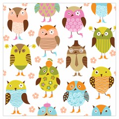 Cute Owls Pattern Lightweight Scarf  by Ket1n9