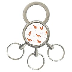 Fox Animal Wild Pattern 3-ring Key Chain by Ket1n9