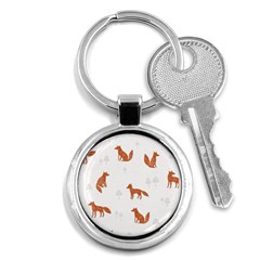 Fox Animal Wild Pattern Key Chain (round) by Ket1n9