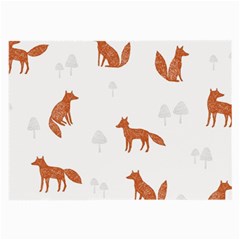 Fox Animal Wild Pattern Large Glasses Cloth by Ket1n9