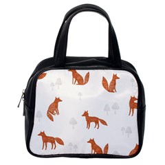 Fox Animal Wild Pattern Classic Handbag (one Side) by Ket1n9