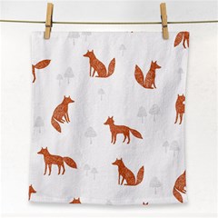 Fox Animal Wild Pattern Face Towel by Ket1n9