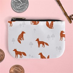 Fox Animal Wild Pattern Mini Coin Purse by Ket1n9