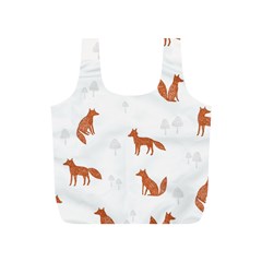 Fox Animal Wild Pattern Full Print Recycle Bag (s) by Ket1n9