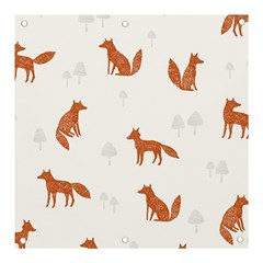 Fox Animal Wild Pattern Banner And Sign 3  X 3  by Ket1n9