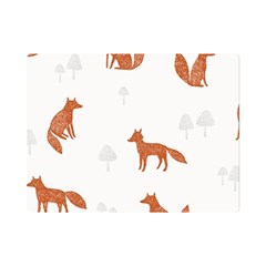 Fox Animal Wild Pattern Premium Plush Fleece Blanket (mini) by Ket1n9