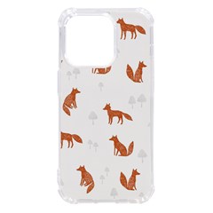 Fox Animal Wild Pattern Iphone 14 Pro Tpu Uv Print Case by Ket1n9