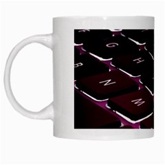 Computer Keyboard White Mug by Ket1n9