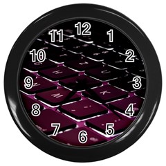 Computer Keyboard Wall Clock (black) by Ket1n9