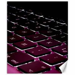 Computer Keyboard Canvas 8  X 10  by Ket1n9