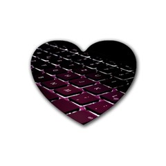 Computer Keyboard Rubber Heart Coaster (4 Pack) by Ket1n9