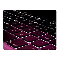 Computer Keyboard Two Sides Premium Plush Fleece Blanket (mini) by Ket1n9