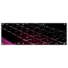 Computer Keyboard Banner And Sign 9  X 3  by Ket1n9