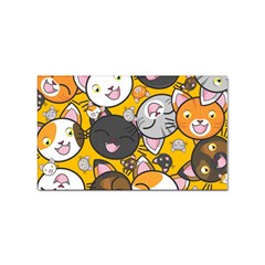 Cats-cute-kitty-kitties-kitten Sticker (rectangular) by Ket1n9