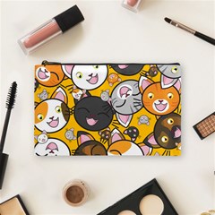 Cats-cute-kitty-kitties-kitten Cosmetic Bag (medium) by Ket1n9