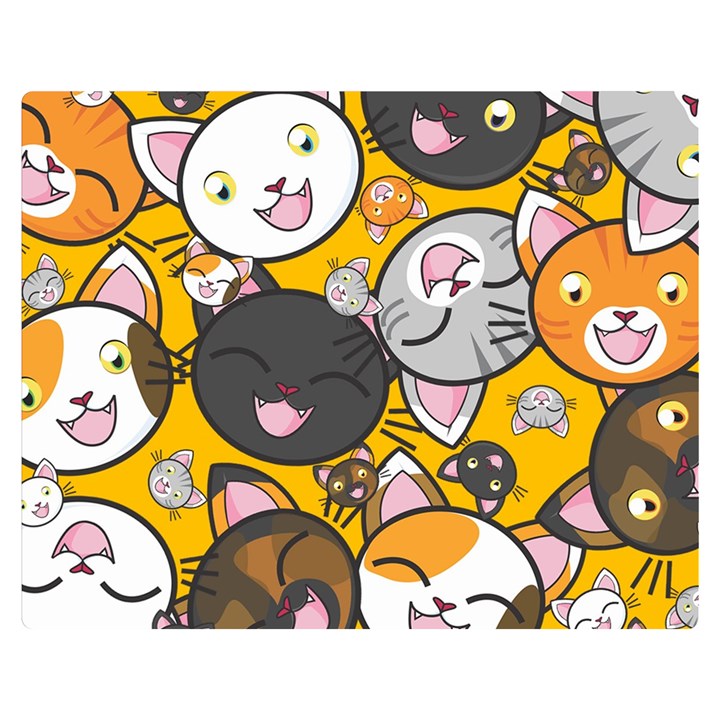 Cats-cute-kitty-kitties-kitten Two Sides Premium Plush Fleece Blanket (Medium)