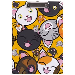 Cats-cute-kitty-kitties-kitten A4 Acrylic Clipboard by Ket1n9