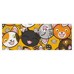 Cats-cute-kitty-kitties-kitten Banner And Sign 8  X 3  by Ket1n9