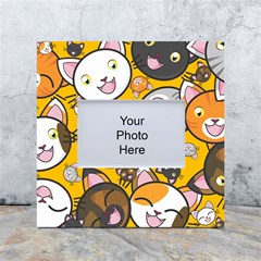 Cats-cute-kitty-kitties-kitten White Box Photo Frame 4  X 6  by Ket1n9