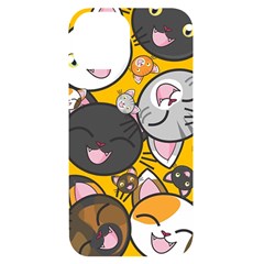 Cats-cute-kitty-kitties-kitten Iphone 14 Black Uv Print Case by Ket1n9