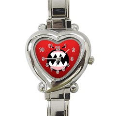 Funny Angry Heart Italian Charm Watch by Ket1n9