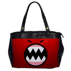 Funny Angry Oversize Office Handbag by Ket1n9