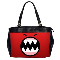 Funny Angry Oversize Office Handbag (2 Sides) by Ket1n9