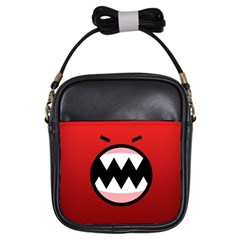 Funny Angry Girls Sling Bag by Ket1n9