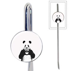 Panda Love Heart Book Mark by Ket1n9