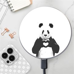 Panda Love Heart Wireless Fast Charger(white) by Ket1n9