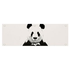 Panda Love Heart Banner And Sign 6  X 2  by Ket1n9