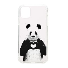 Panda Love Heart Iphone 11 Tpu Uv Print Case