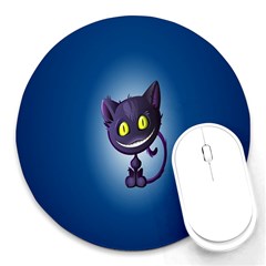 Cats Funny Round Mousepad by Ket1n9