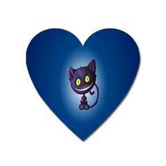 Cats Funny Heart Magnet by Ket1n9