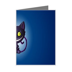 Cats Funny Mini Greeting Card by Ket1n9