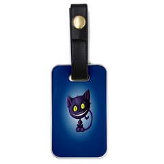 Cats Funny Luggage Tag (one Side) by Ket1n9