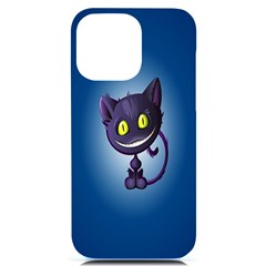 Cats Funny Iphone 14 Pro Max Black Uv Print Case by Ket1n9